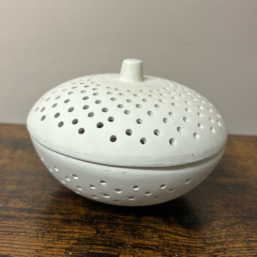 West Elm Matte Finish Pierced Trinket Dish
